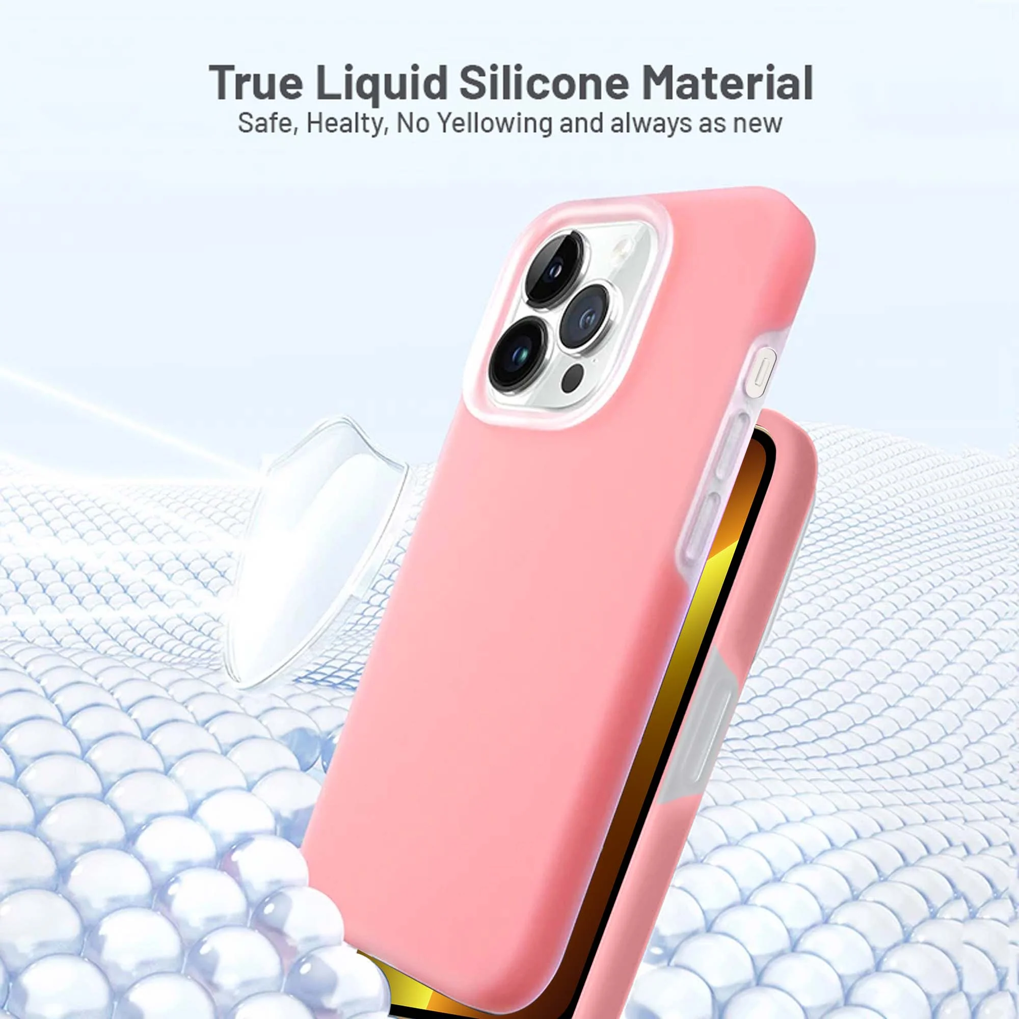 Premium Silicone Candy Case For Apple iPhone 13 Pro Max - Image 18