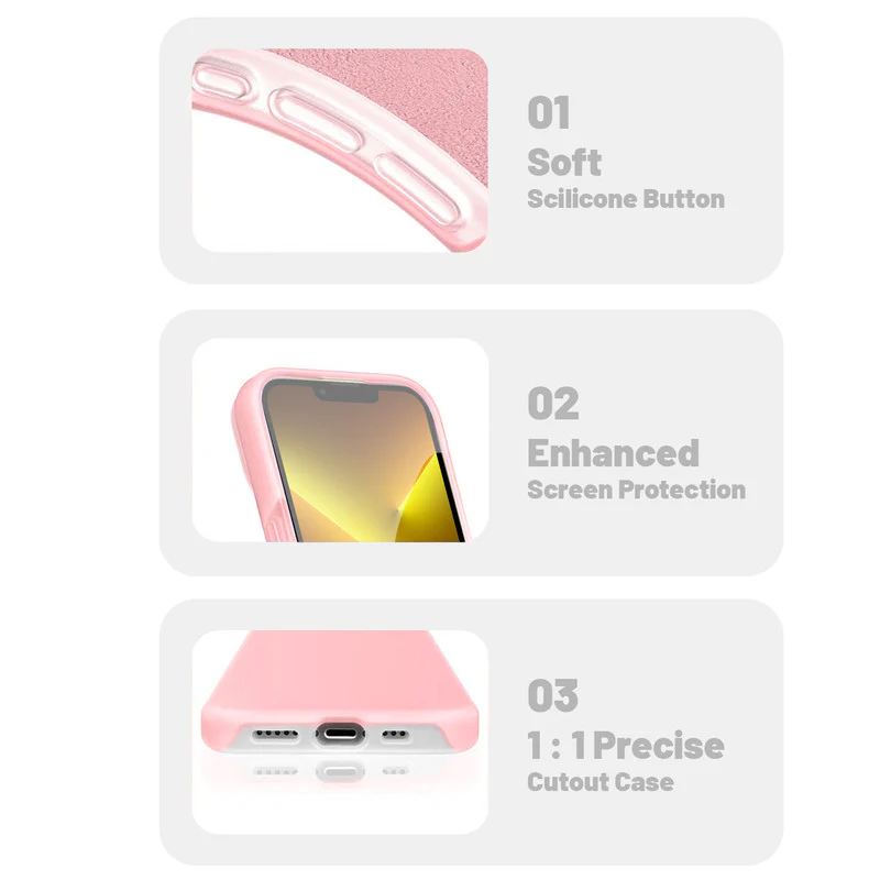 Premium Silicone Candy Case For Apple iPhone 13 Pro Max - Image 19