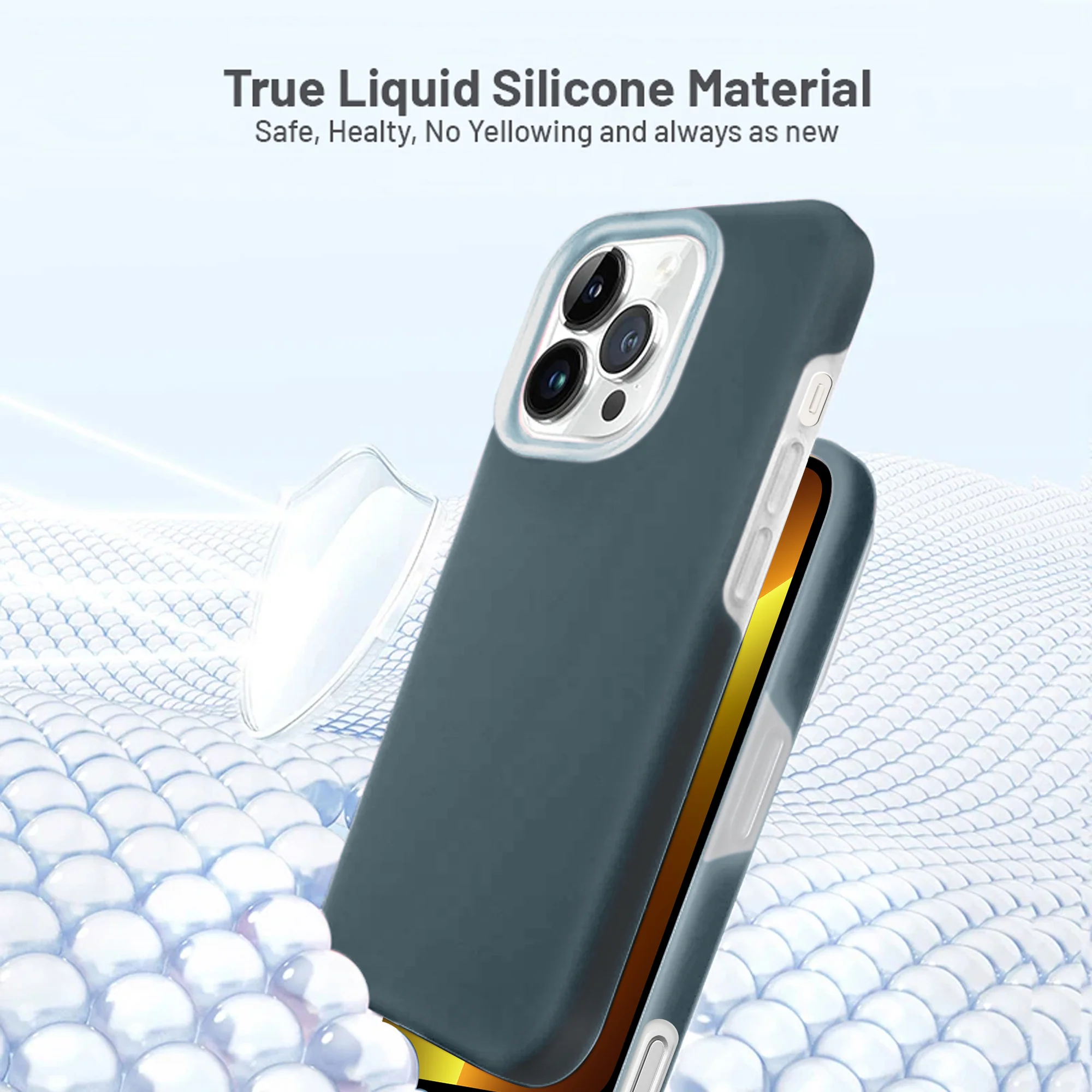 Premium Silicone Candy Case For Apple iPhone 13 Pro Max - Image 24