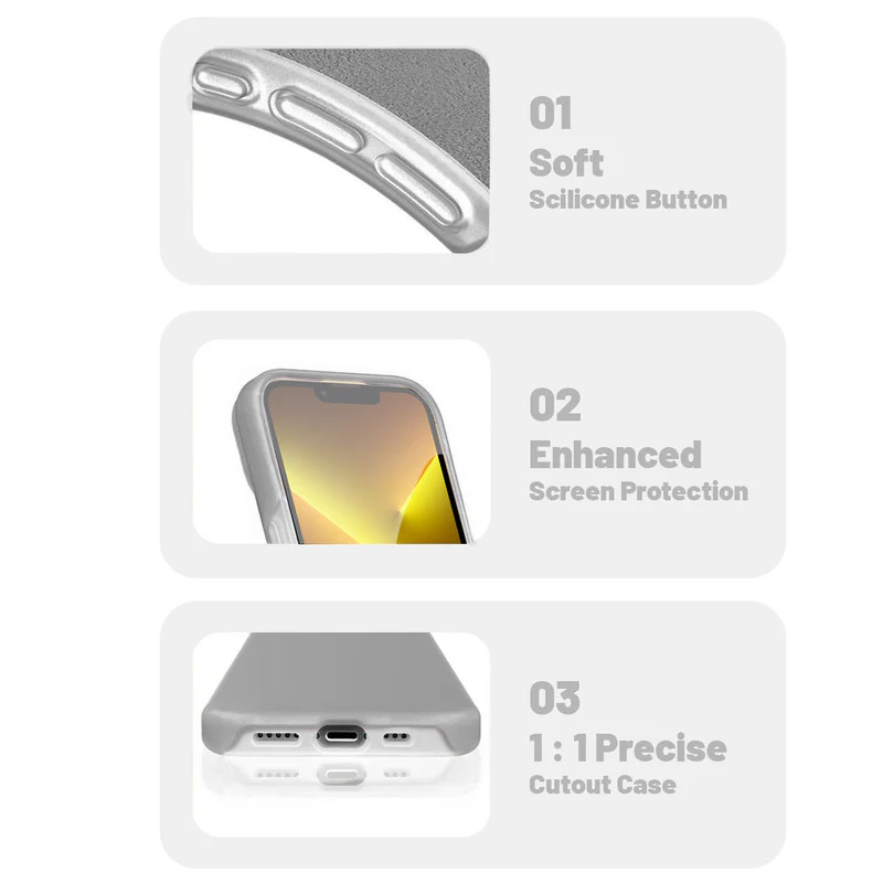 Premium Silicone Candy Case For Apple iPhone 13 Pro Max - Image 5