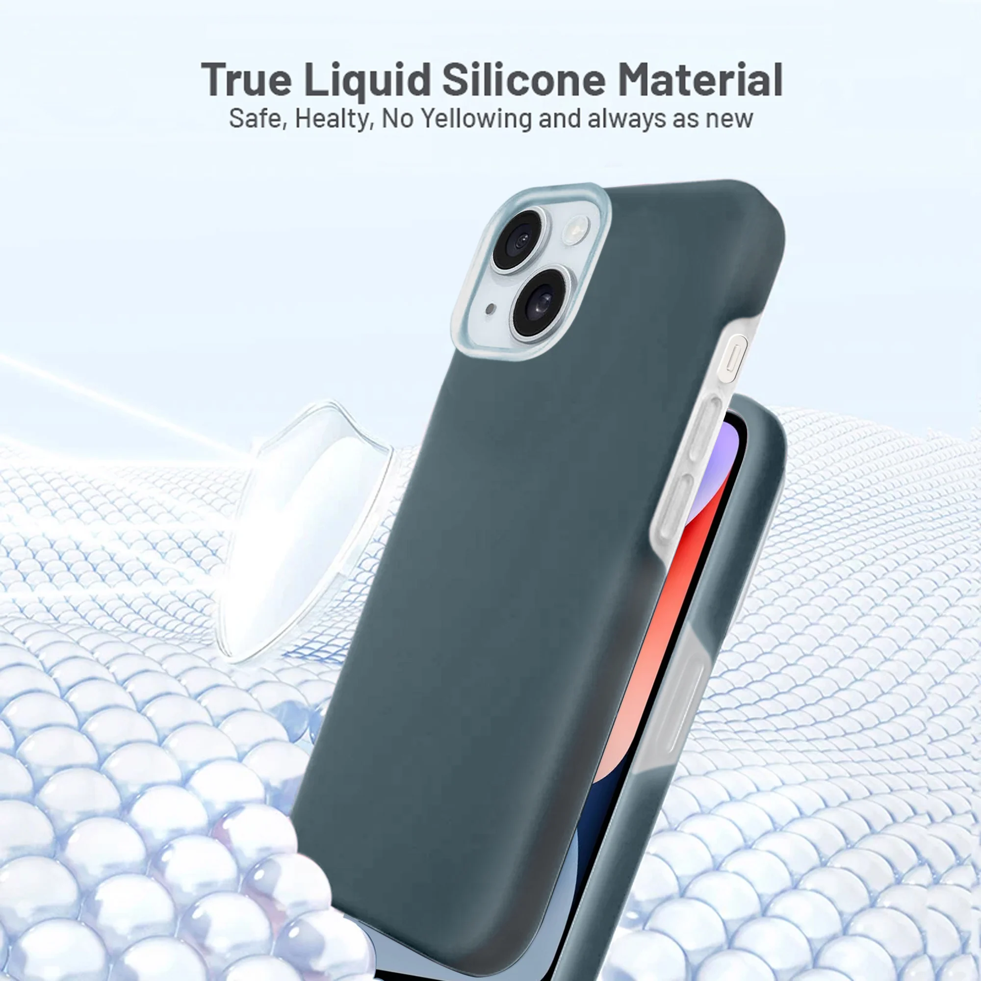 Premium Silicone Candy Case For Apple iPhone 14 - Image 30