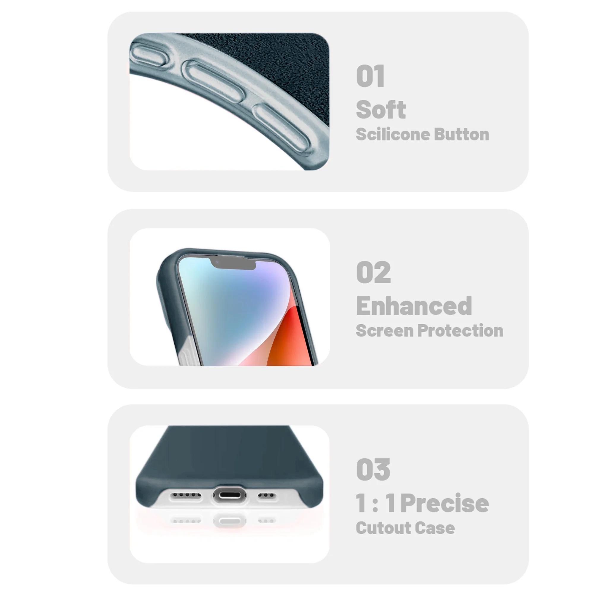 Premium Silicone Candy Case For Apple iPhone 14 - Image 32