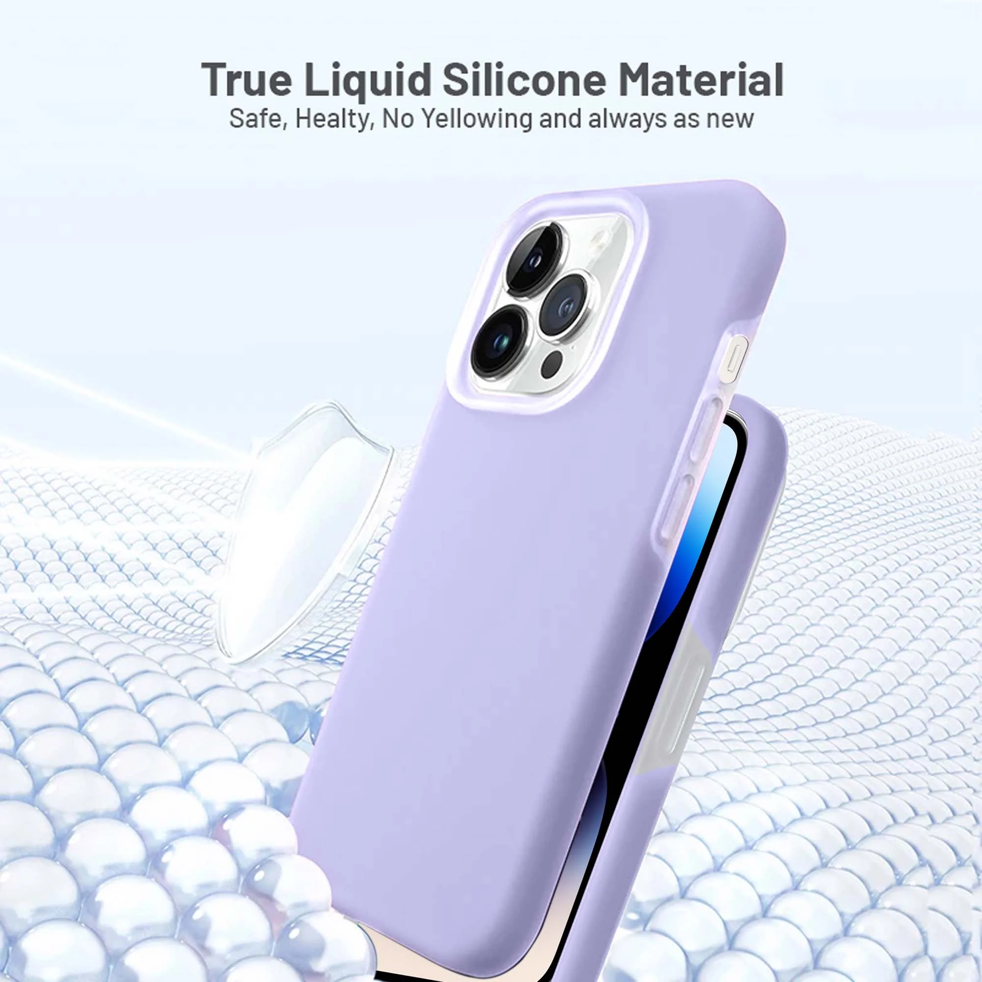 Premium Silicone Candy Case For Apple iPhone 14 Pro - Image 4