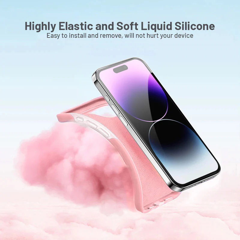 Premium Silicone Candy Case For Apple iPhone 14 Pro Max - Image 19