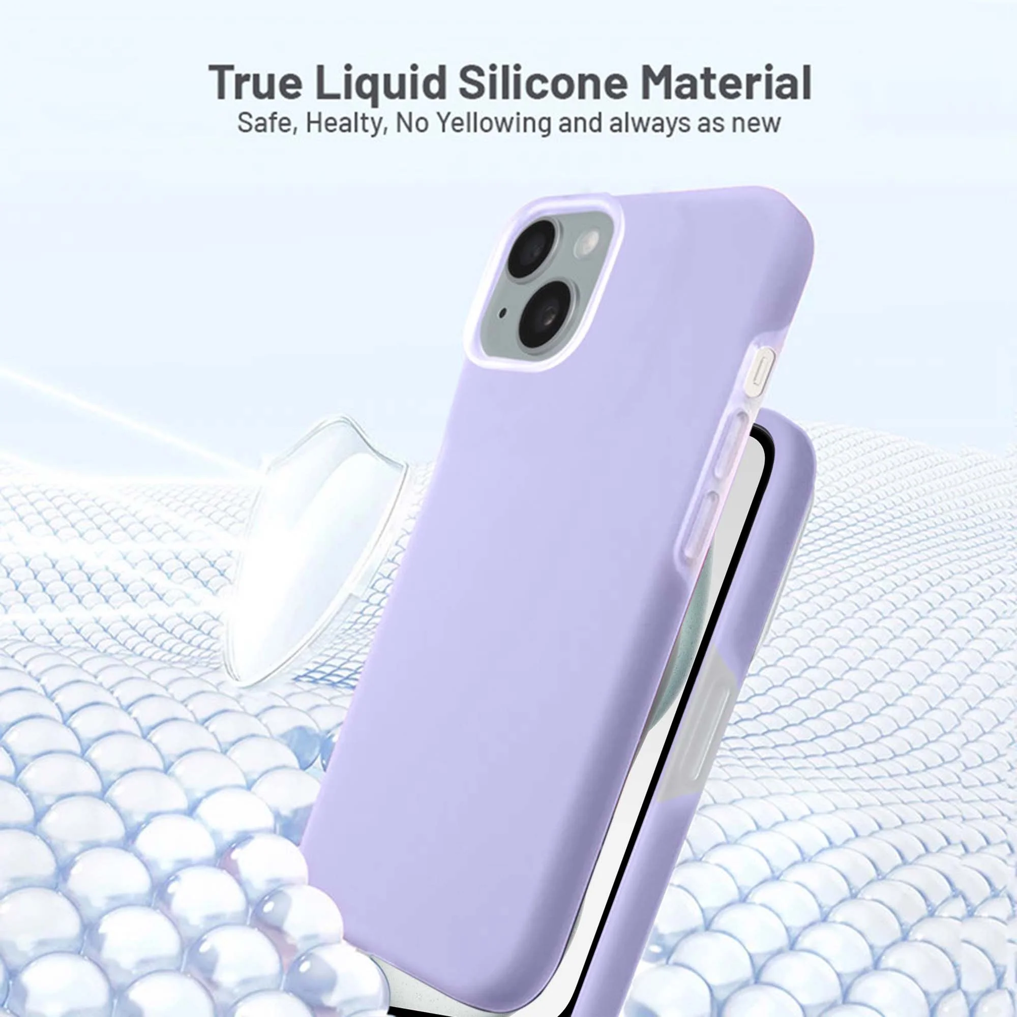 Premium Silicone Candy Case For Apple iPhone 15 - Image 4