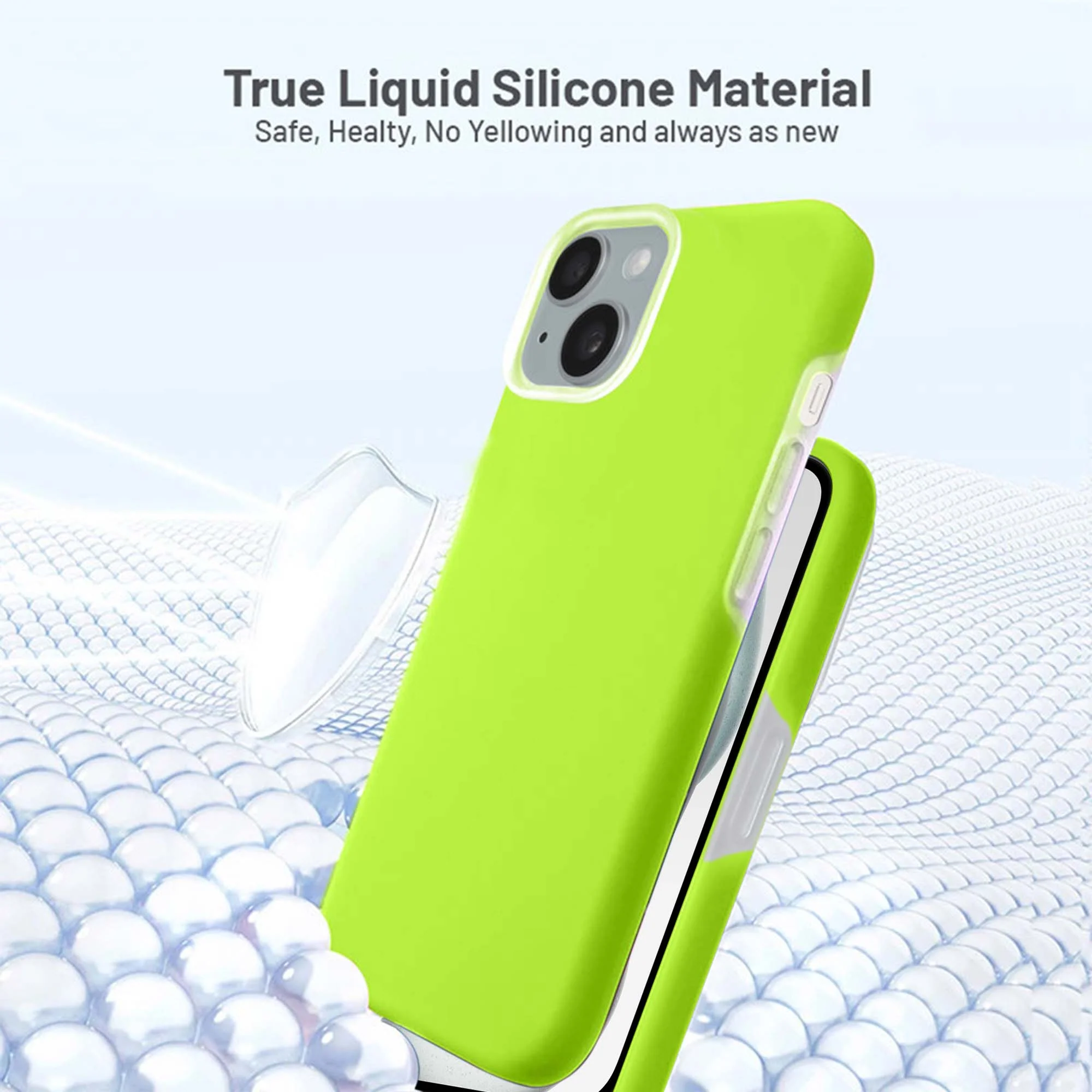 Premium Silicone Candy Case For Apple iPhone 15 - Image 9