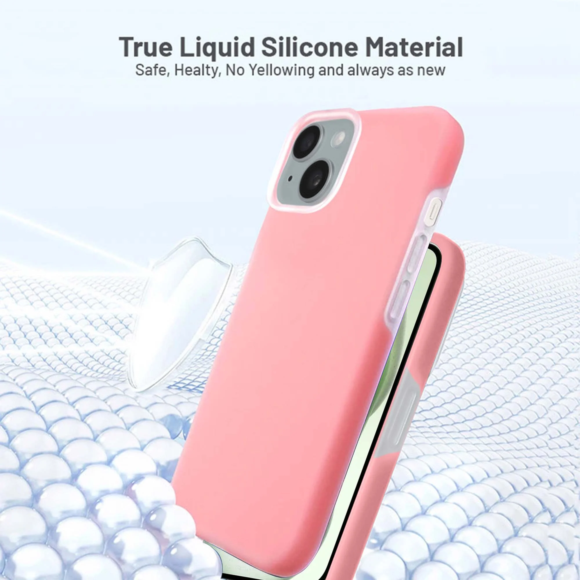 Premium Silicone Candy Case For Apple iPhone 15 Plus - Image 11