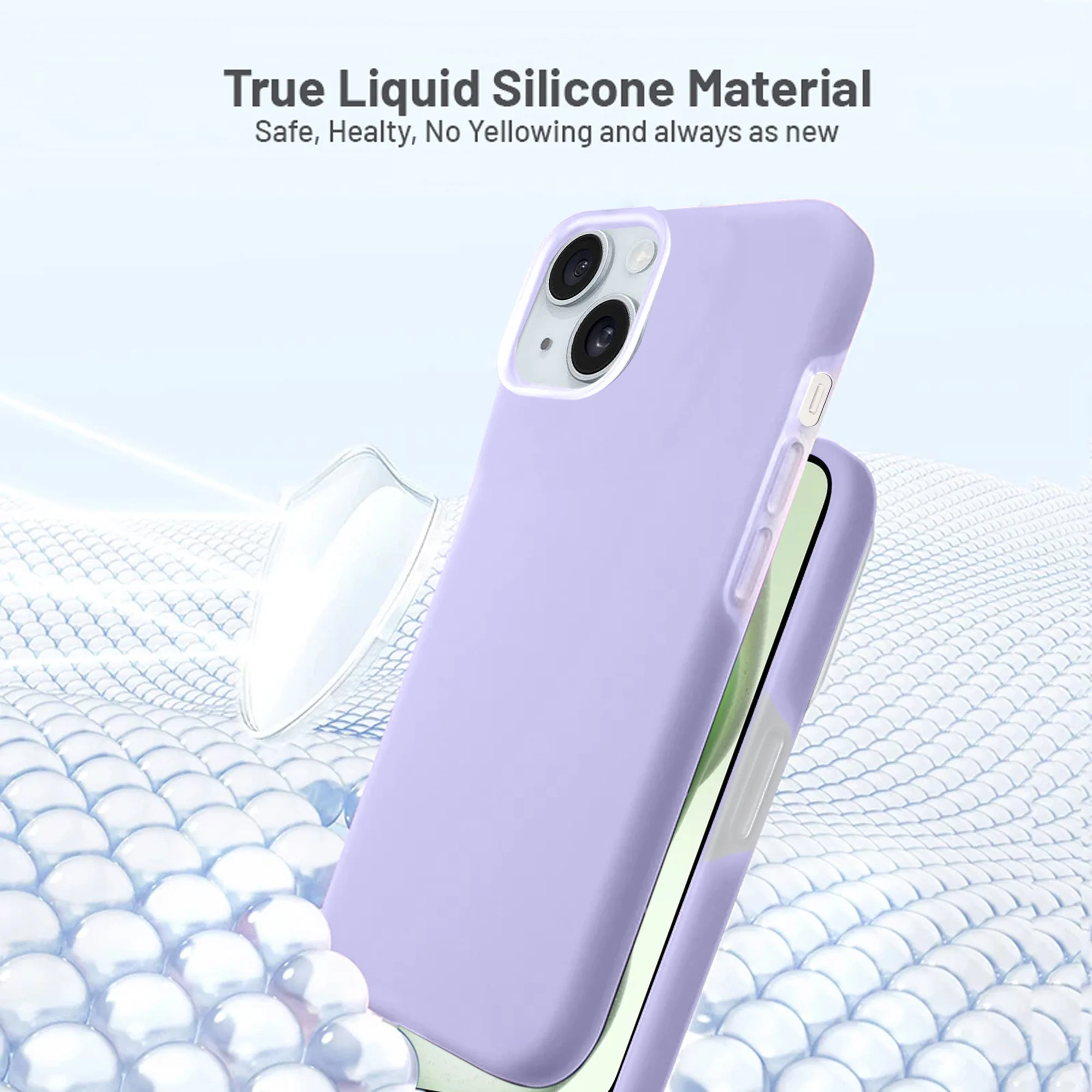 Premium Silicone Candy Case For Apple iPhone 15 Plus - Image 17