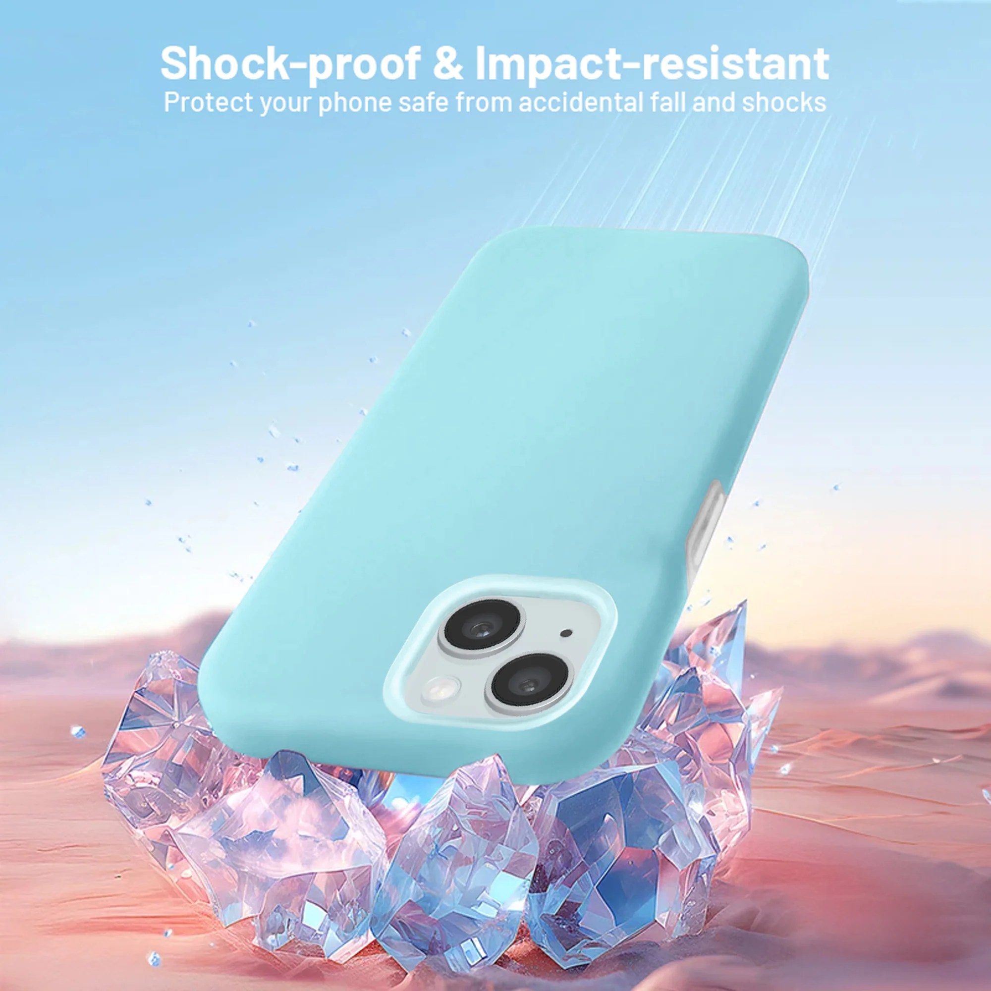 Premium Silicone Candy Case For Apple iPhone 15 Plus - Image 25