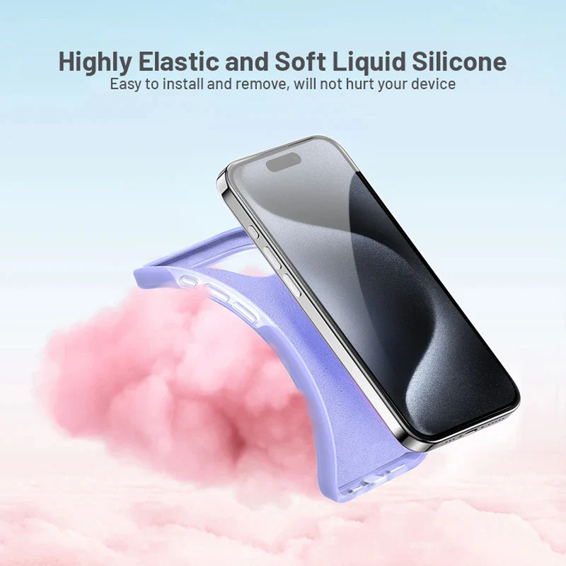 Premium Silicone Candy Case For Apple iPhone 15 Pro - Image 7