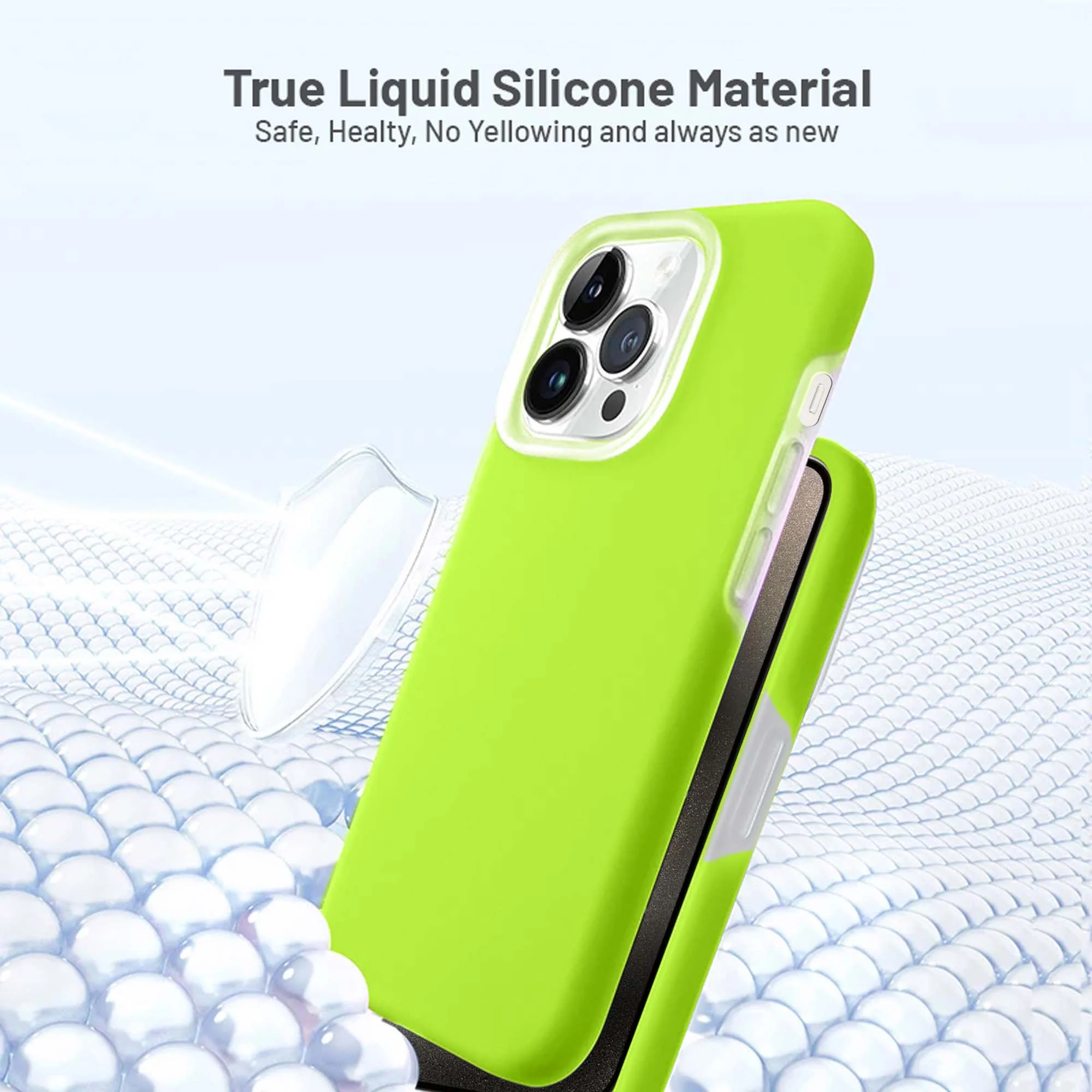 Premium Silicone Candy Case For Apple iPhone 15 Pro Max - Image 17