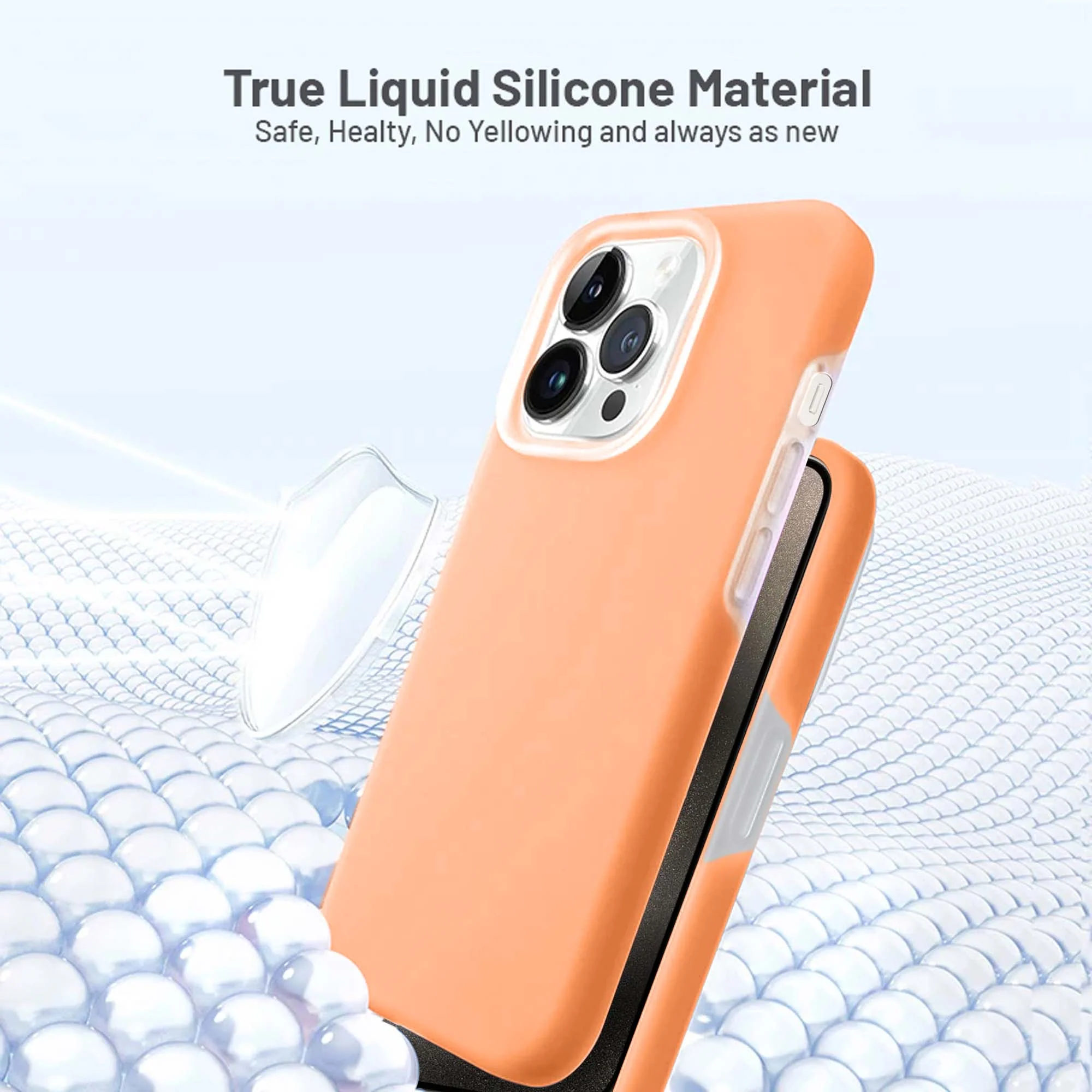 Premium Silicone Candy Case For Apple iPhone 15 Pro Max - Image 25