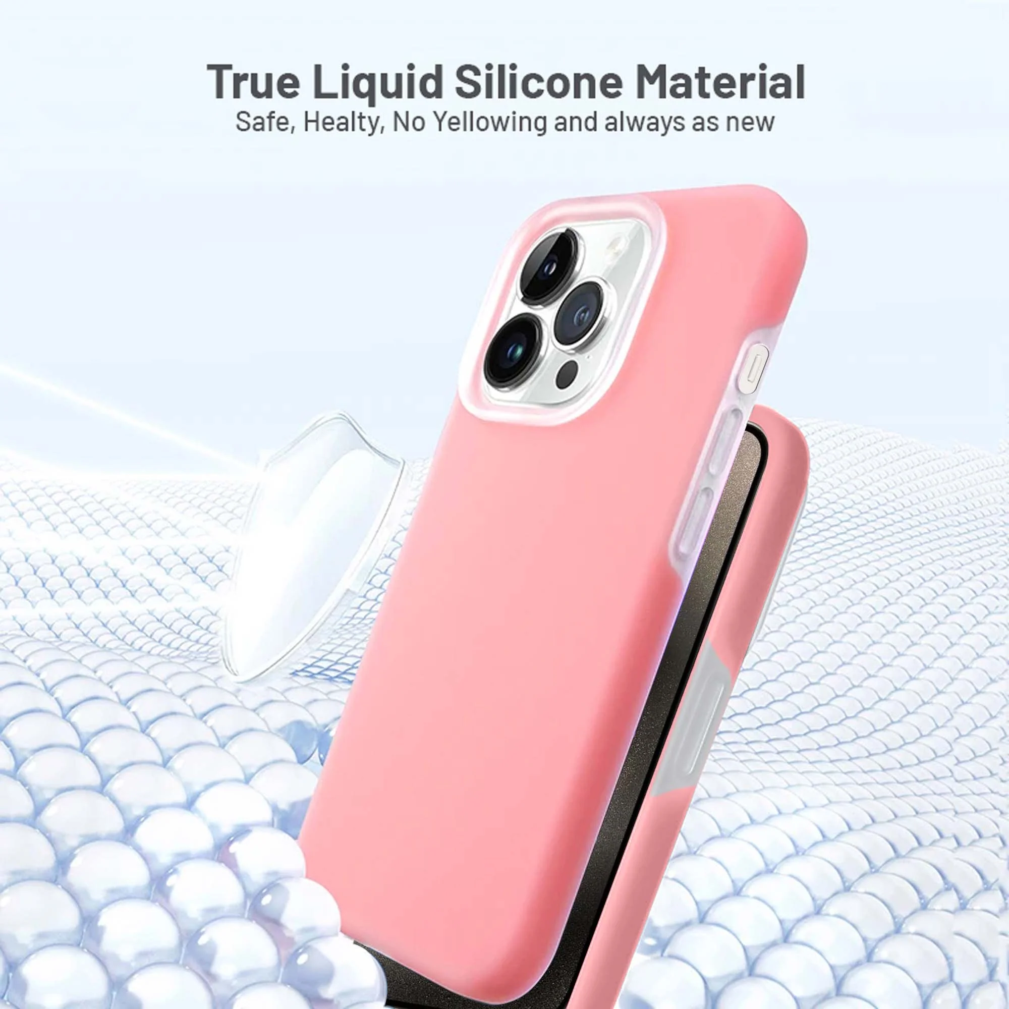 Premium Silicone Candy Case For Apple iPhone 15 Pro Max - Image 31