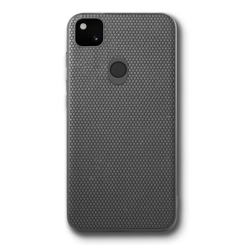 Premium Matte Finish Honeycomb Pattern Back Case For Google Pixel 4A 4G - Image 4