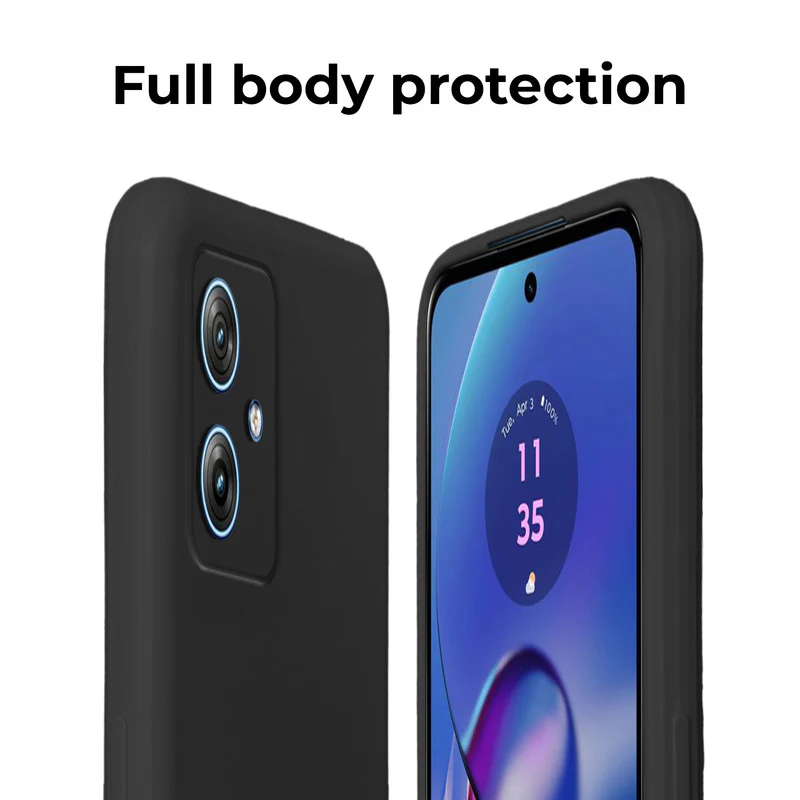Premium Matte Soft Silicone Back Cover for Motorola G54 5G - Image 6