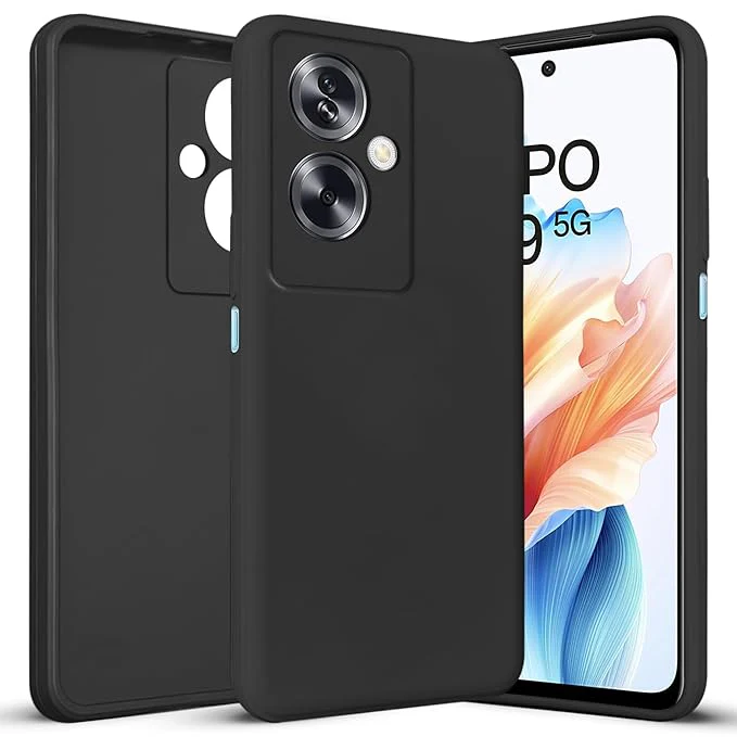 Premium Matte Soft Silicone Back Cover for Oppo A79 5G - Image 4