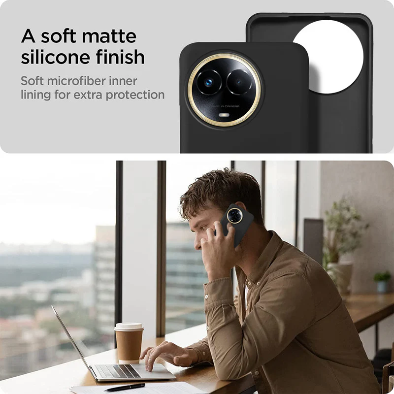 Premium Matte Soft Silicone Back Cover for Realme 11 5G - Image 7