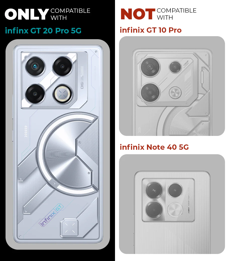 Colored Soft Frame Clear Back Case For Infinix GT 20 Pro 5G - Image 16