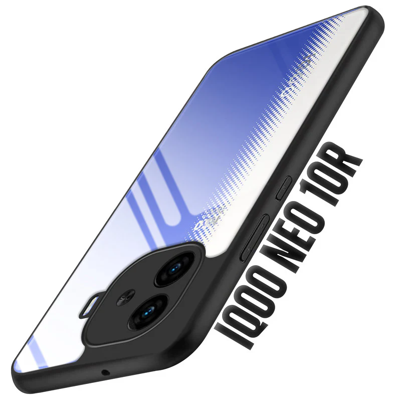 Colored Soft Frame Clear Back Case For iQOO Neo 10R 5G