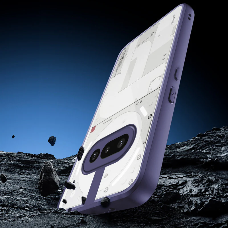 Colored Soft Frame Clear Back Case For Nothing Phone 3A 5G - Image 14