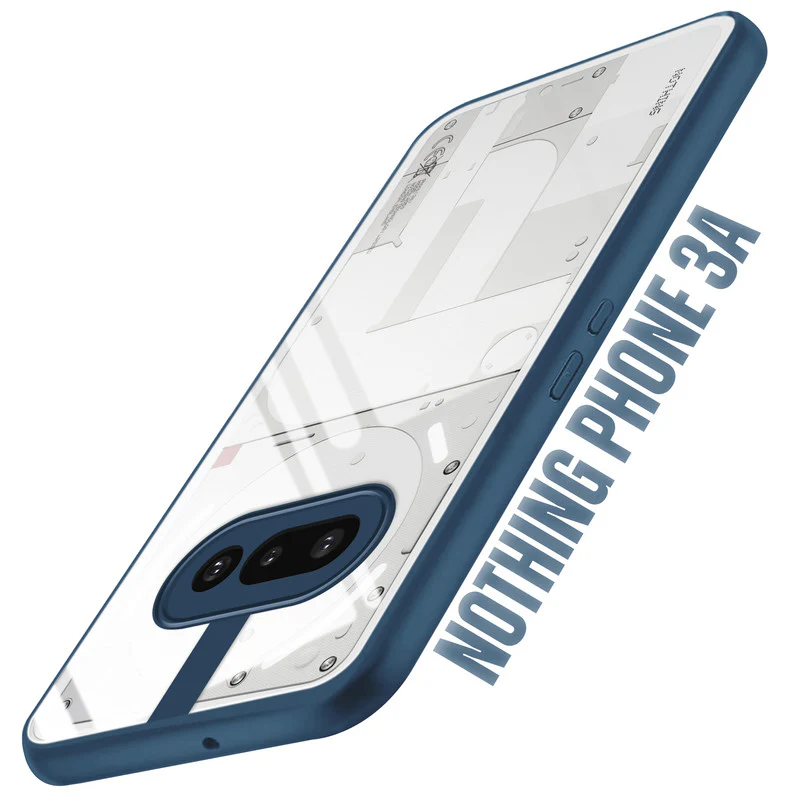 Colored Soft Frame Clear Back Case For Nothing Phone 3A 5G - Image 15