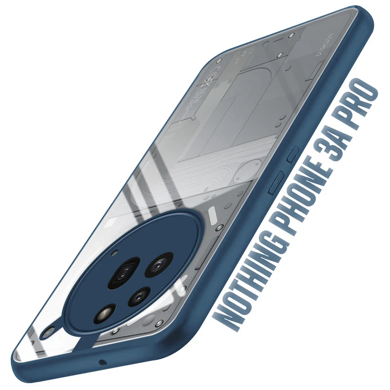 Colored Soft Frame Clear Back Case For Nothing Phone 3A Pro 5G - Image 22