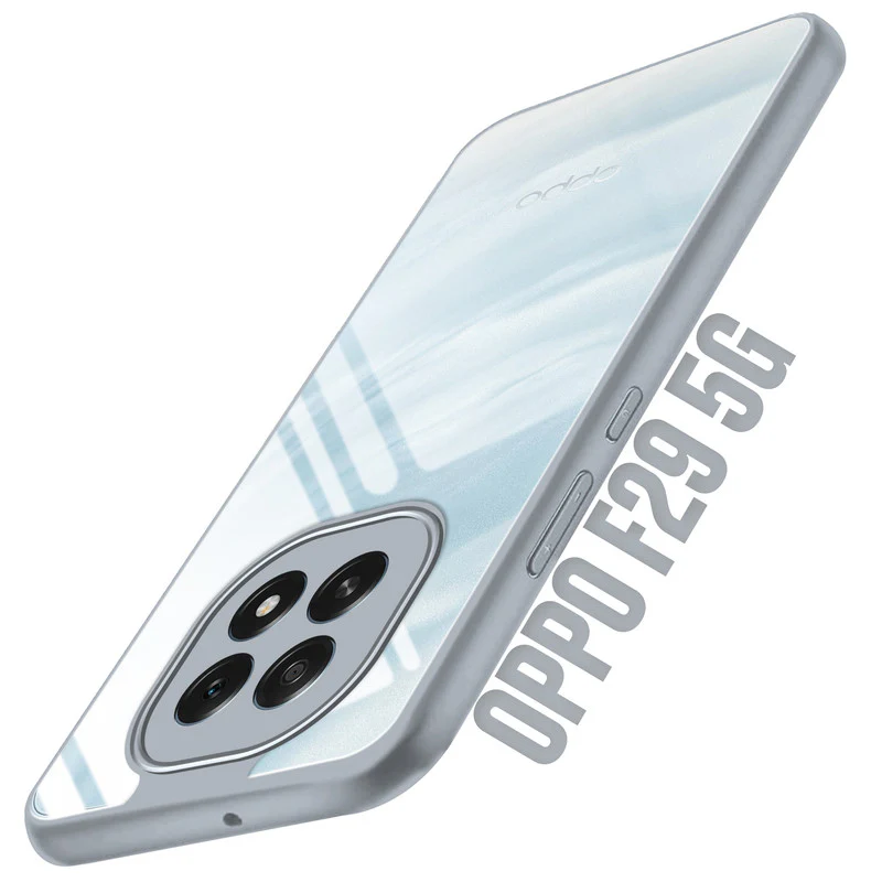 Colored Soft Frame Clear Back Case For Oppo F29 5G - Image 15