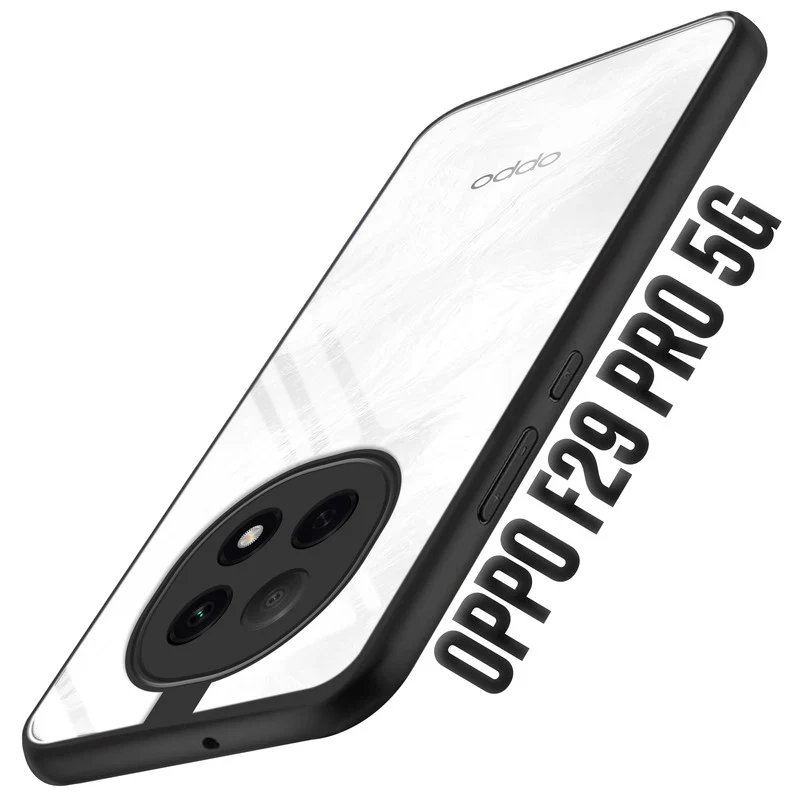 Colored Soft Frame Clear Back Case For Oppo F29 Pro 5G