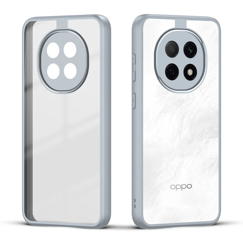 Colored Soft Frame Clear Back Case For Oppo F29 Pro 5G - Image 18