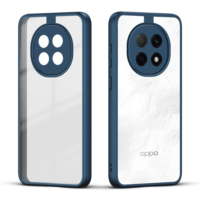 Colored Soft Frame Clear Back Case For Oppo F29 Pro 5G - Image 25