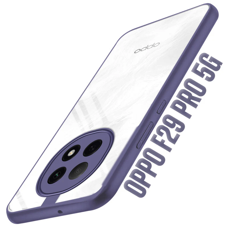 Colored Soft Frame Clear Back Case For Oppo F29 Pro 5G - Image 8
