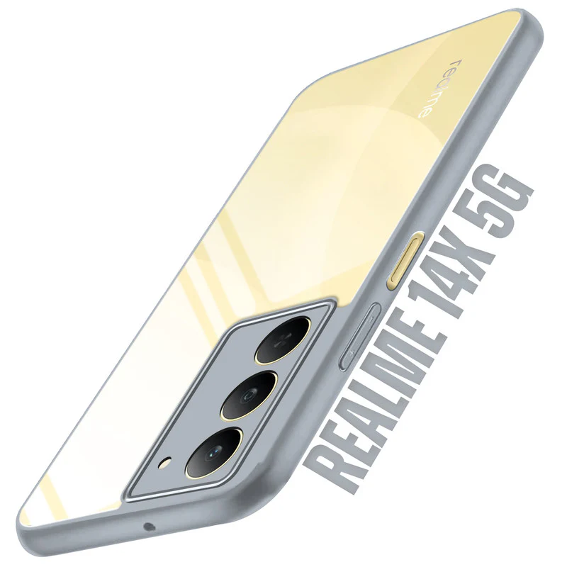 Colored Soft Frame Clear Back Case For Realme 14x 5G - Image 13