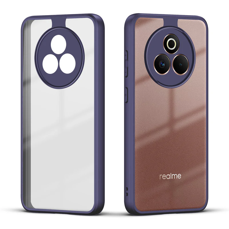 Colored Soft Frame Clear Back Case For Realme P3 Pro 5G - Image 11
