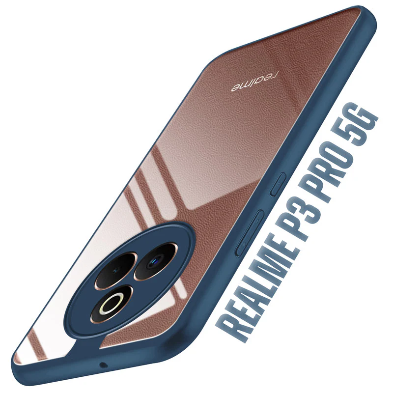 Colored Soft Frame Clear Back Case For Realme P3 Pro 5G - Image 22