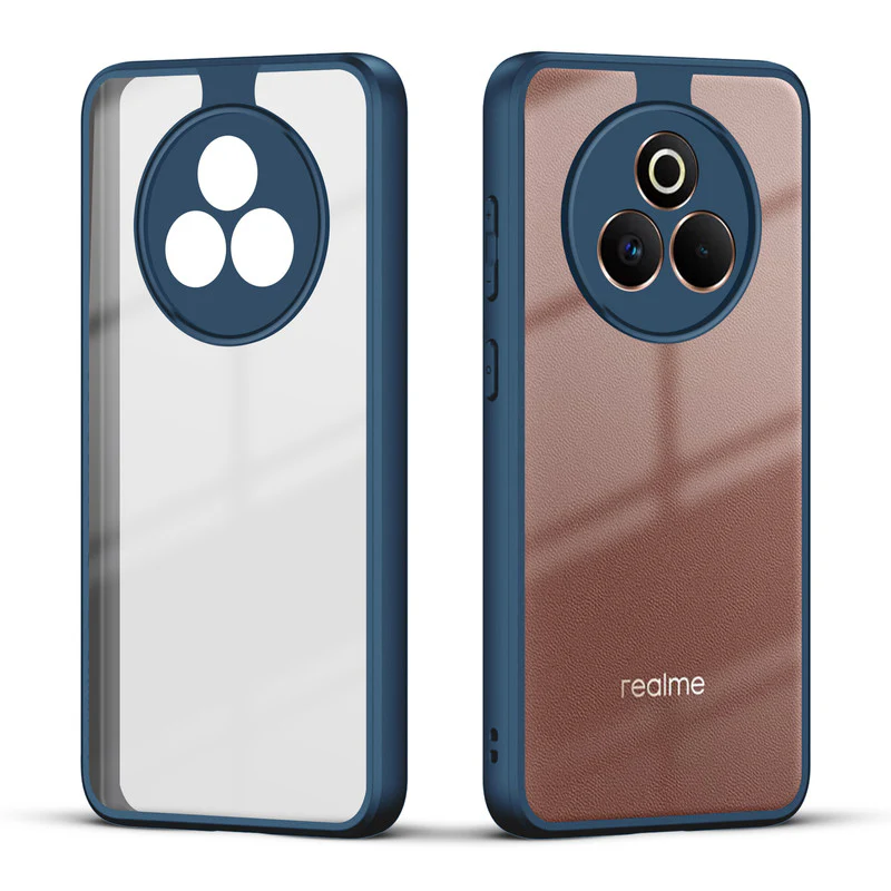 Colored Soft Frame Clear Back Case For Realme P3 Pro 5G - Image 25