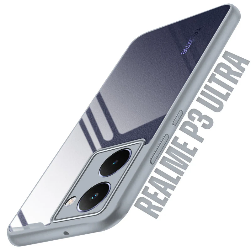 Colored Soft Frame Clear Back Case For Realme P3 Ultra 5G - Image 15