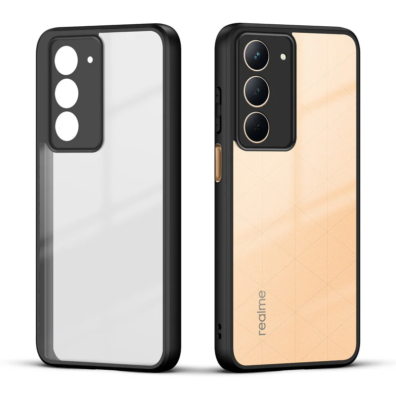 Colored Soft Frame Clear Back Case For Realme P3x 5G - Image 4