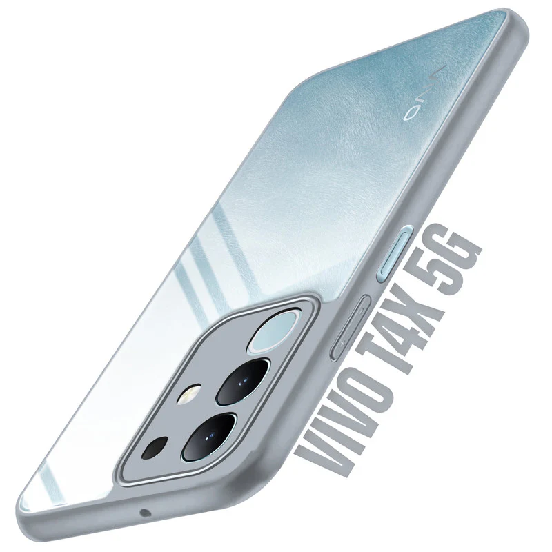 Colored Soft Frame Clear Back Case For Vivo T4x 5G - Image 15