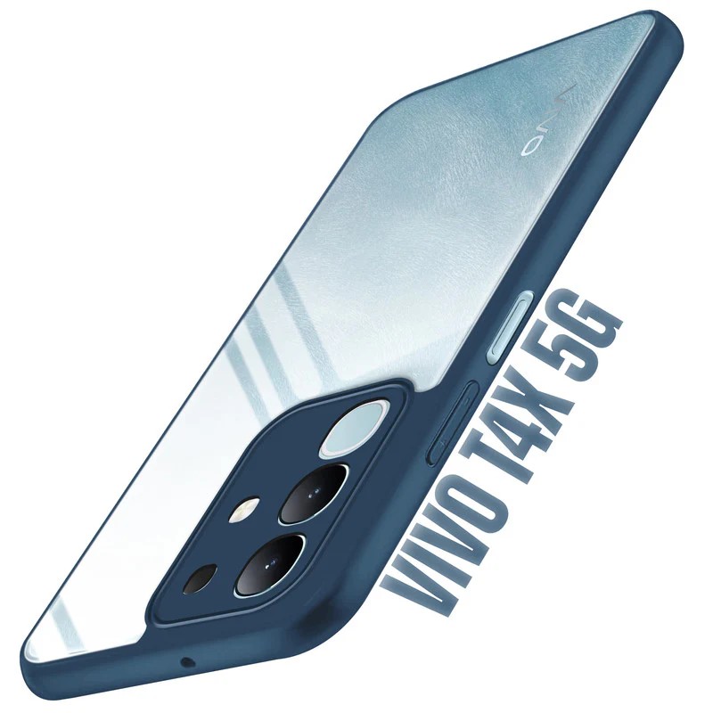 Colored Soft Frame Clear Back Case For Vivo T4x 5G - Image 22