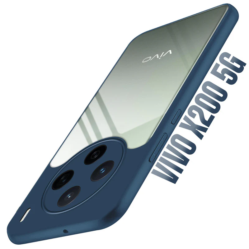 Colored Soft Frame Clear Back Case For Vivo X200 5G - Image 22