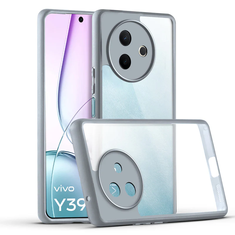 Colored Soft Frame Clear Back Case For Vivo Y39 5G - Image 17