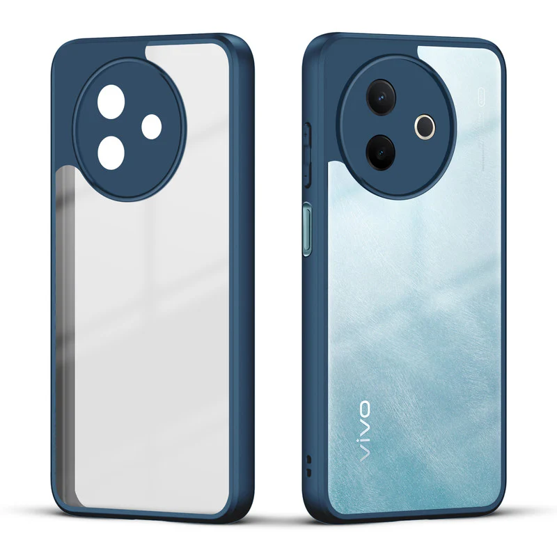 Colored Soft Frame Clear Back Case For Vivo Y39 5G - Image 25