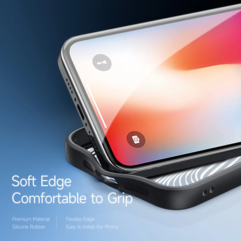 Soft Frame Clear Case For Apple iPhone X - Image 4