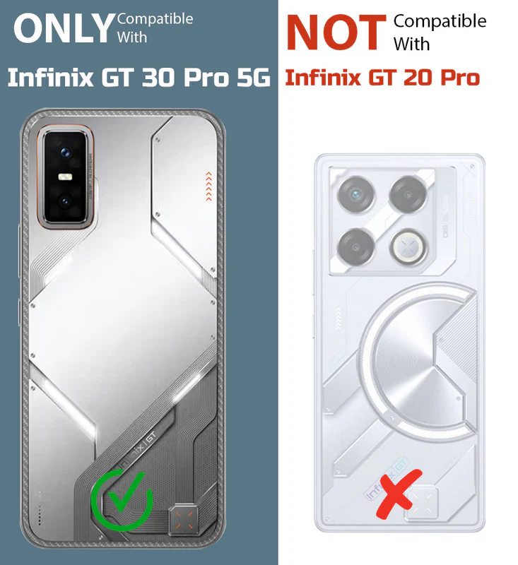 Soft Frame Clear Case For Infinix GT 30 Pro 5G - Image 2