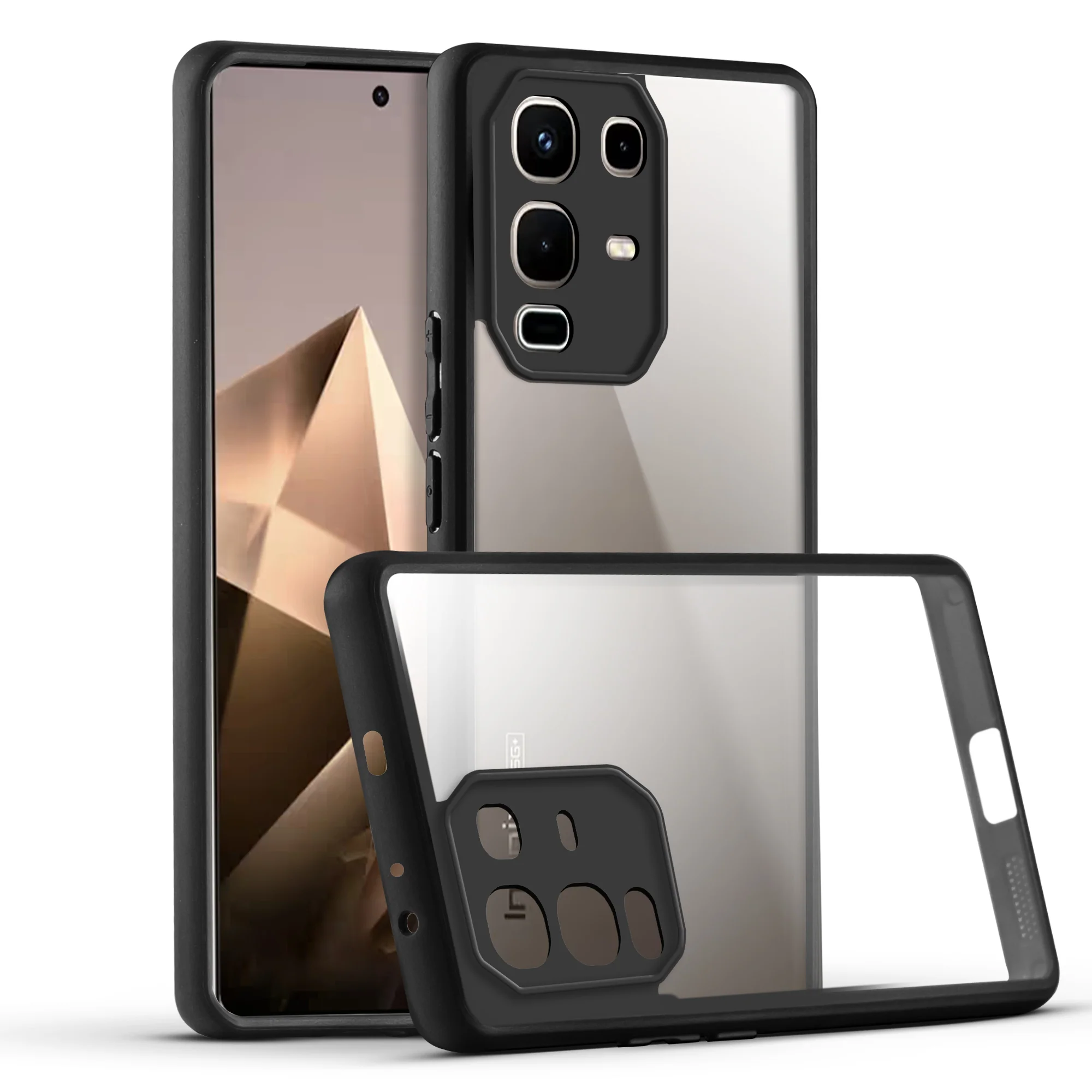 Soft Frame Clear Case For Infinix Note 50s 5G - Image 3