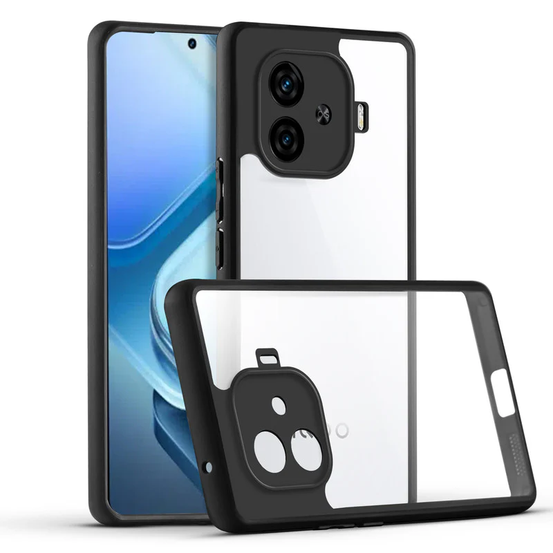 Soft Frame Clear Case For iQOO Z9 Turbo 5G - Image 3