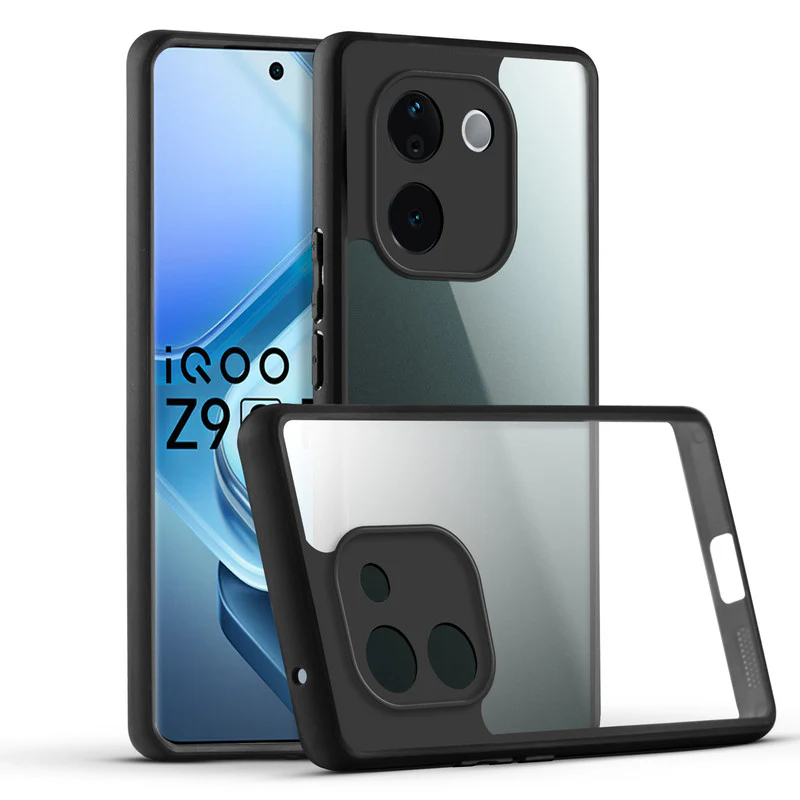 Soft Frame Clear Case For iQOO Z9s Pro 5G - Image 3