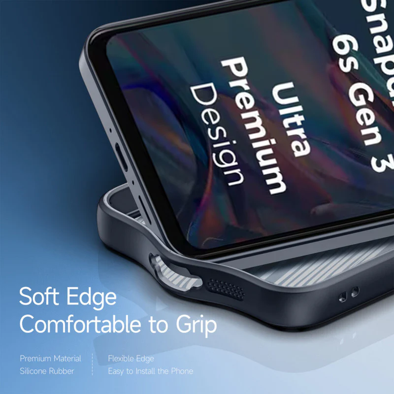 Soft Frame Clear Case For Motorola Moto G45 5G - Image 5