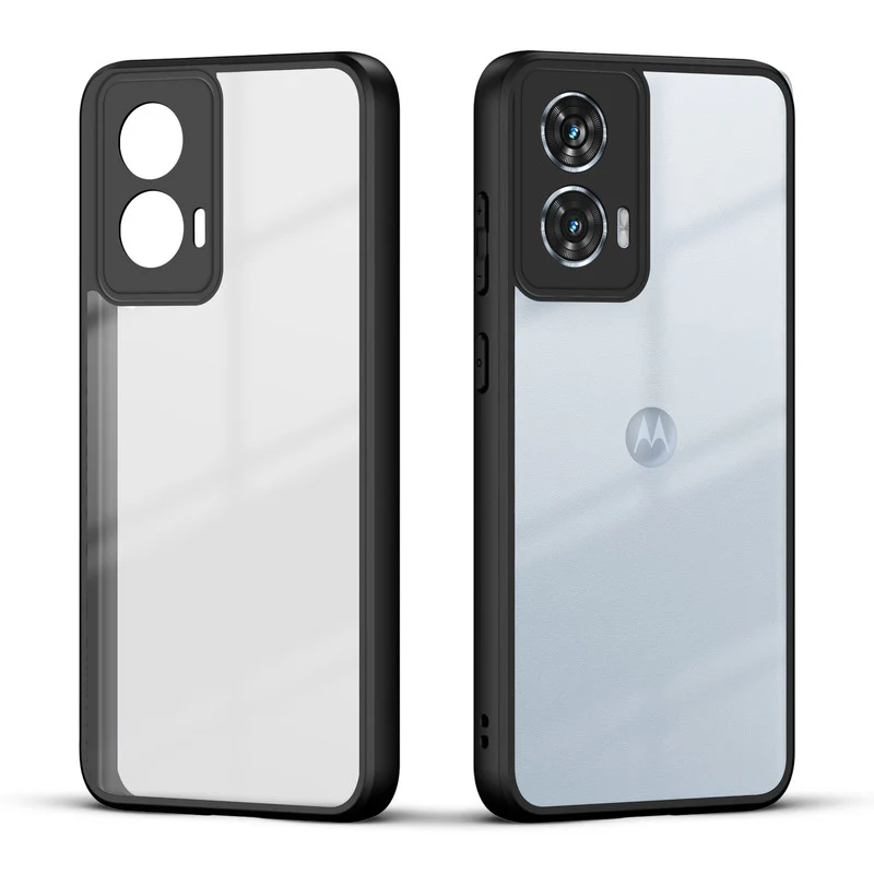 Soft Frame Clear Case For Motorola Moto G96 5G - Image 4