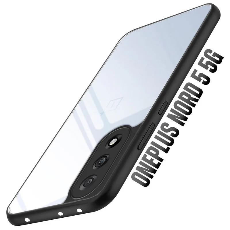 Soft Frame Clear Case For OnePlus Nord 5 5G